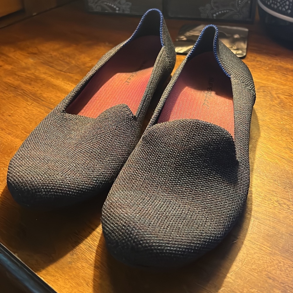 Rothys Heathered navy loafer